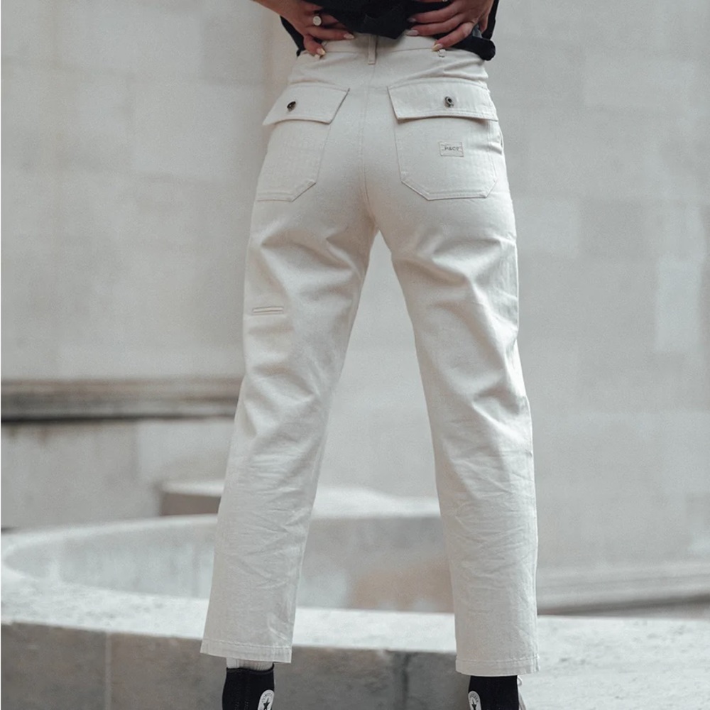 NWT P&CO SERVICE FATIGUE PANTS ECRU